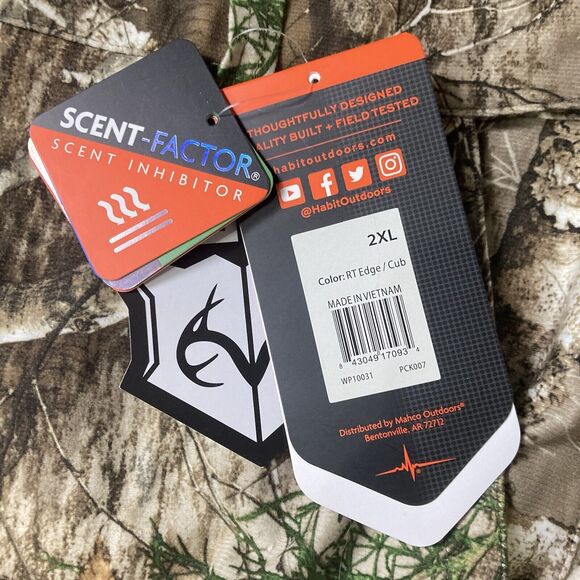 Habit Ripley Trail Stretch Waterproof Pant Men's Size 2XL in RT Edge / Cub NWT - Picture 6 of 12